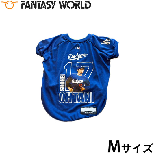 MLB公式 ロサンゼルス ドジャース 大谷翔平選手モデル ユニフォーム フォトTシャツ M【送料無料】