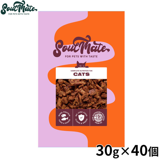 SoulMate ソウルメイト CATエアドライフード キャットフード チキン 30g×40個
