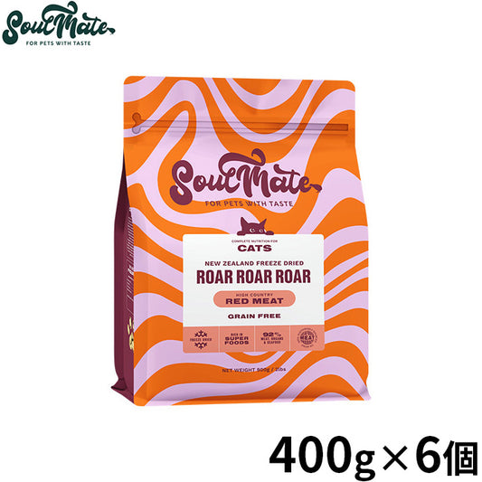 SoulMate ソウルメイト CAT フリーズドライフード キャットフード レッドミート 400g×6個