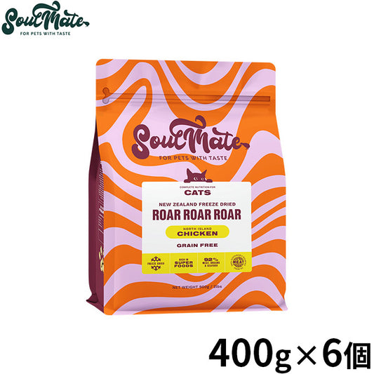 SoulMate ソウルメイト CAT フリーズドライフード キャットフード チキン 400g×6個