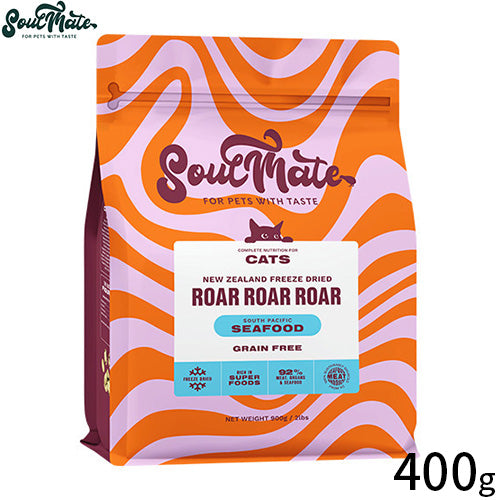 SoulMate ソウルメイト CAT フリーズドライフード キャットフード シーフード 400g