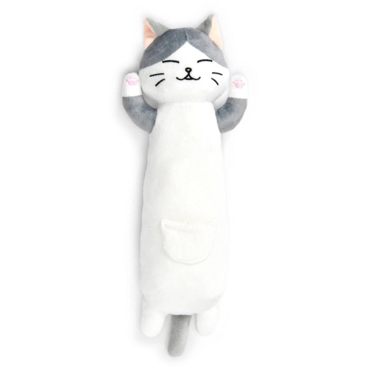 ソルグラ SOLGRA 猫用おもちゃ はちわれねこちゃん グレー キャットトイ