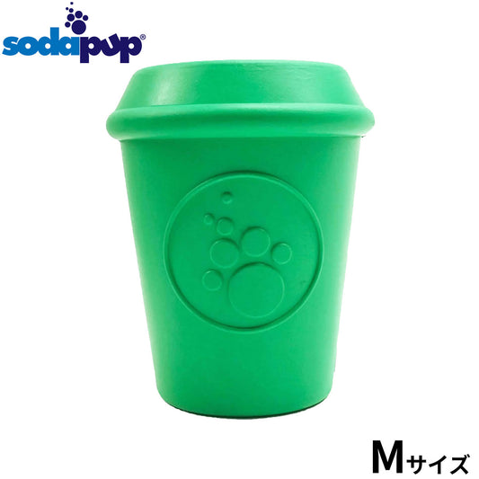 ソダパップ チュートイ&トリートディスペンサー コーヒーカップ M グリーン