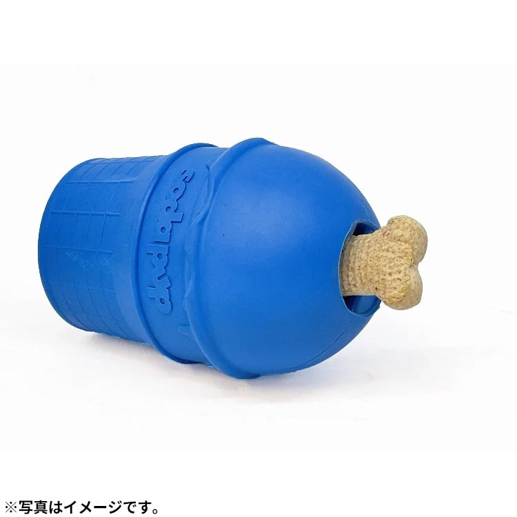 ソダパップ チュートイ＆トリートディスペンサー アイスクリームコーン M ブルー