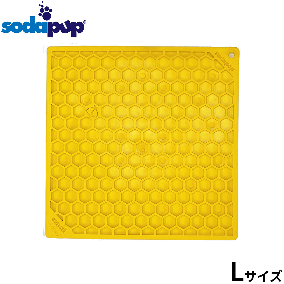 ソダパップ Eマット ハニー ドッグフィーダー L イエロー【送料無料】