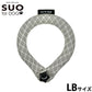 スオ リング フォー ドッグ SUO RING for dogs 28°ICE グラデチェック デコレボタン付 LB ブラック