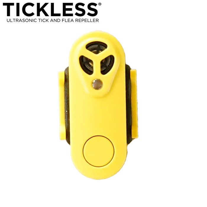 チックレス TICKLESS USBタイプ 虫よけ ノミ対策 ダニ対策 超音波 犬 猫 ペット イエロー