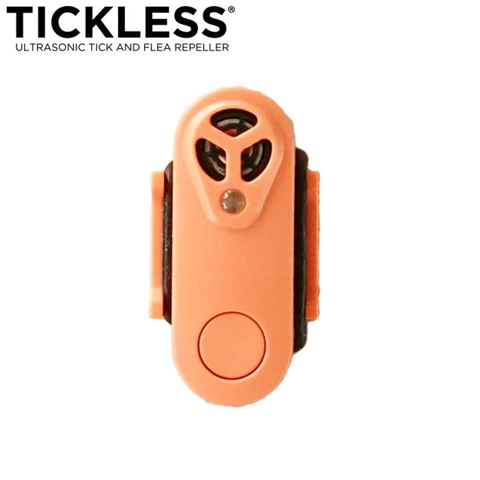 チックレス TICKLESS USBタイプ 虫よけ ノミ対策 ダニ対策 超音波 犬 猫 ペット オレンジ