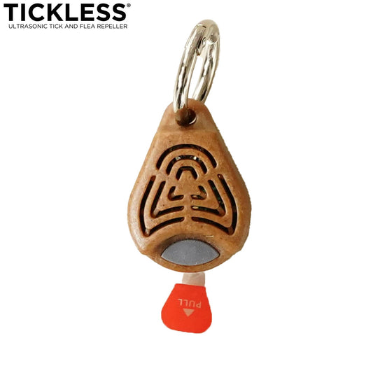 チックレス TICKLESS バッテリータイプ 虫よけ ノミ対策 ダニ対策 超音波 犬 猫 ペット エコブラウン