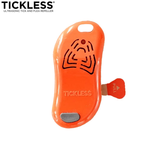 チックレス TICKLESS アウトドアタイプ 虫よけ ノミ対策 ダニ対策 超音波 犬 猫 ペット オレンジ
