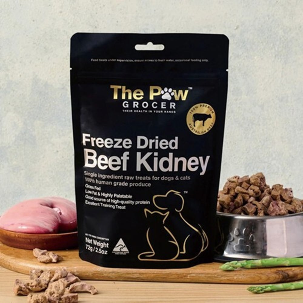 ザ ポウグロッサー The Paw Grocer ビーフキドニー 犬猫用おやつ 72g