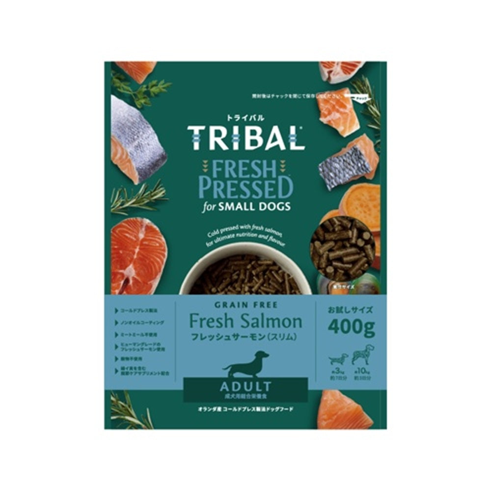 トライバル TRIBAL フレッシュサーモン スリム ドッグフード 400g