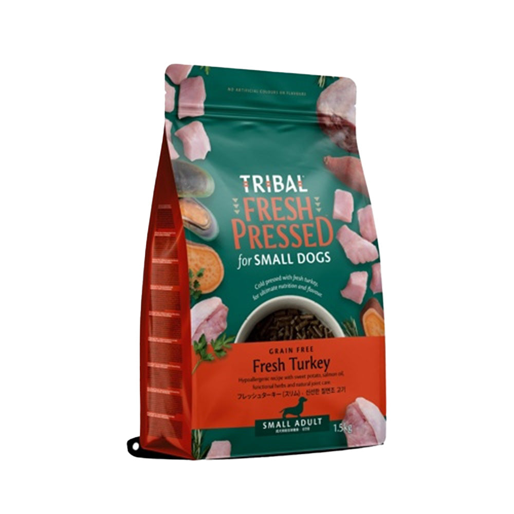 トライバル TRIBAL フレッシュターキー スリム ドッグフード 1.5kg×3個