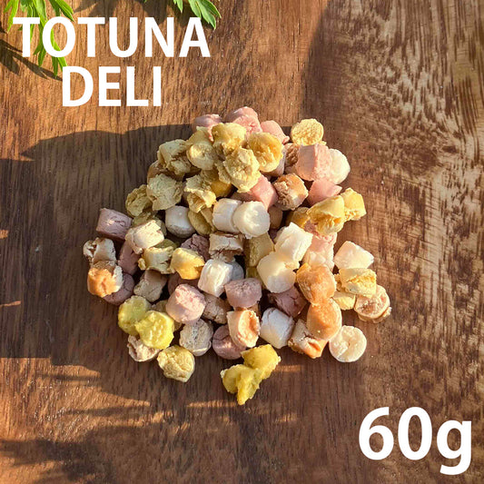 トトゥナデリ TOTUNA DELI 国産おやつ 犬用 国産米粉の彩りビッツ 60g