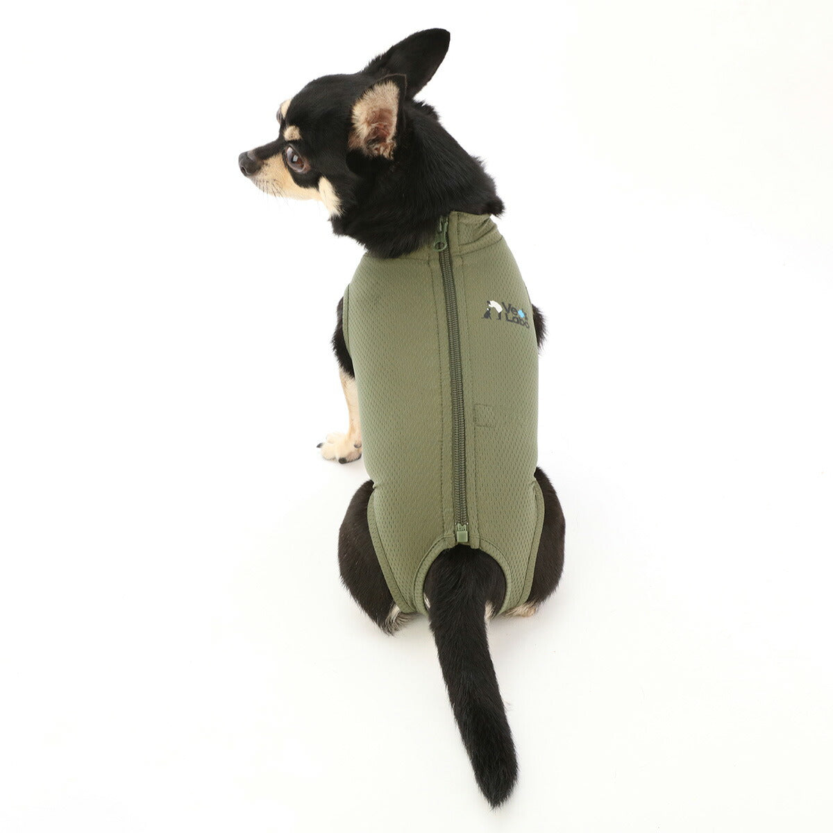 ベッツラボ 犬用 ベッツウェア 術後服 皮膚保護服 男の子用 XS カーキ