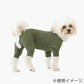 ベッツラボ 犬用 ベッツウェア 術後服 皮膚保護服 袖付き 男の子用 S カーキ【送料無料】