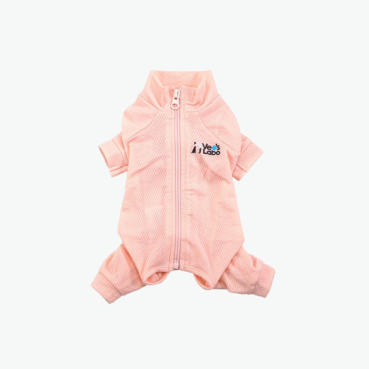ベッツラボ 犬用 ベッツウェア 術後服 皮膚保護服 袖付き 女の子用 S ピンク【送料無料】