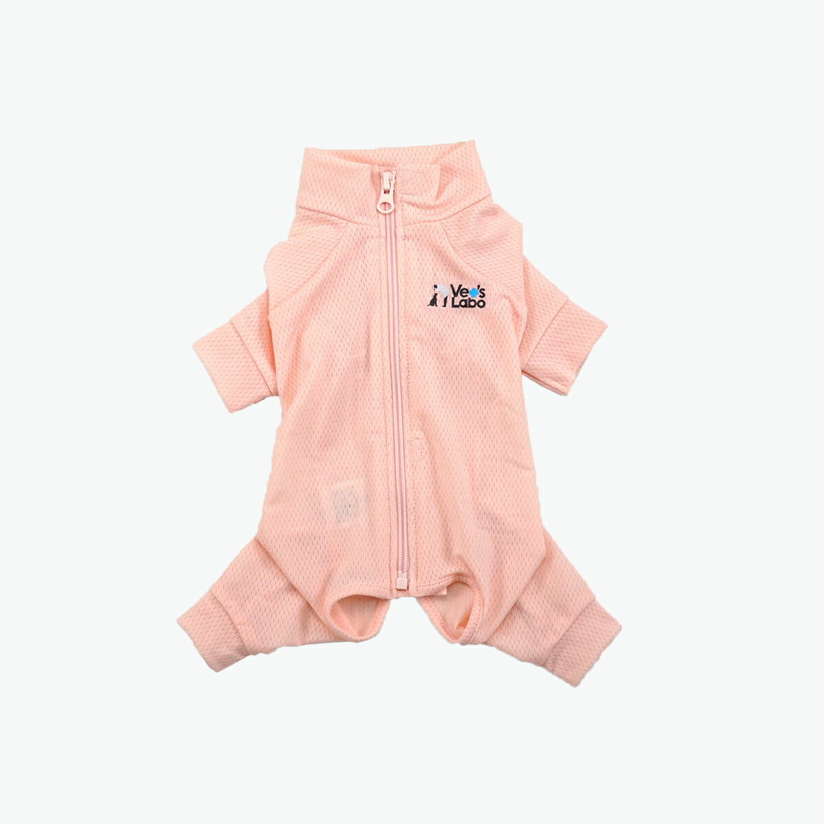 ベッツラボ 犬用 ベッツウェア 術後服 皮膚保護服 袖付き 女の子用 M ピンク【送料無料】
