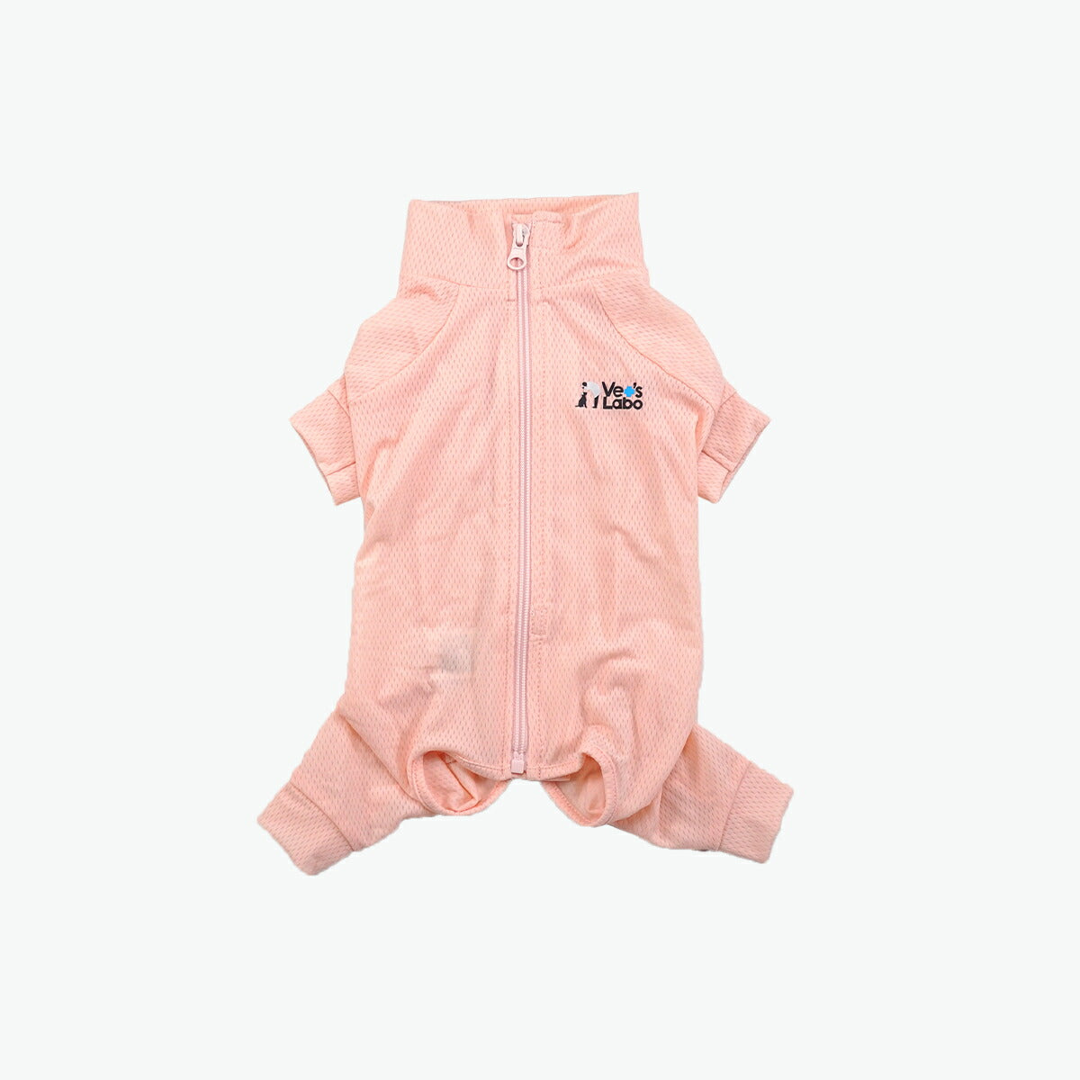 ベッツラボ 犬用 ベッツウェア 術後服 皮膚保護服 袖付き 女の子用 L ピンク【送料無料】