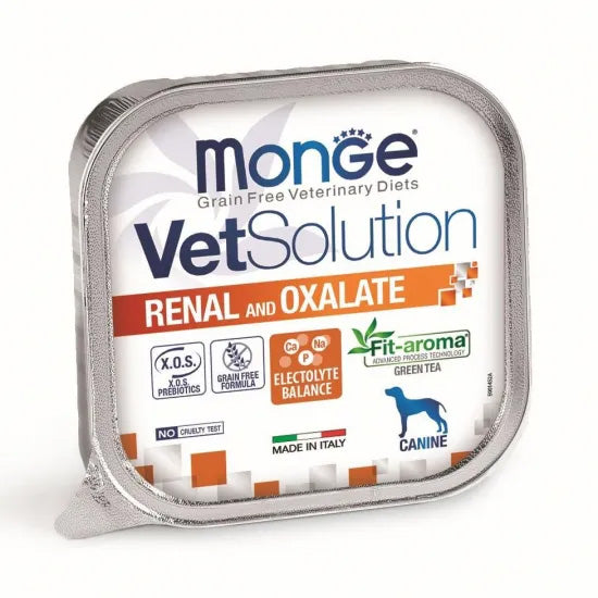 ベッツソリューション Vet Solution ドッグフード 犬用食事療法食 ウェットトレイ 腎臓＆シュウ酸塩サポート 150g×24個