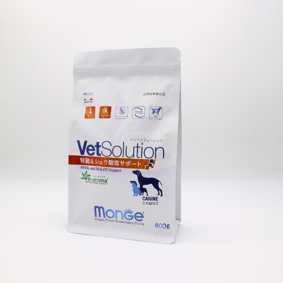 ベッツソリューション Vet Solution ドッグフード 犬用食事療法食 腎臓＆シュウ酸塩サポート 800g