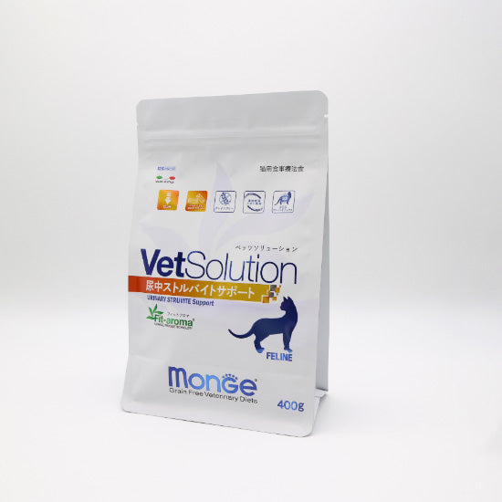 ベッツソリューション Vet Solution キャットフード 猫用食事療法食 尿中ストルバイトサポート 400g