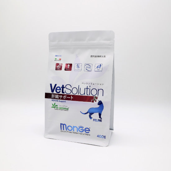 ベッツソリューション Vet Solution キャットフード 猫用食事療法食 肝臓サポート 400g