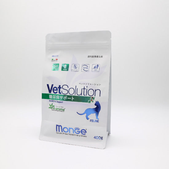 ベッツソリューション Vet Solution キャットフード 猫用食事療法食 糖尿病サポート 400g