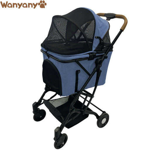 Wanyanya わにゃにゃ 2wayペットカート デニム【送料無料】