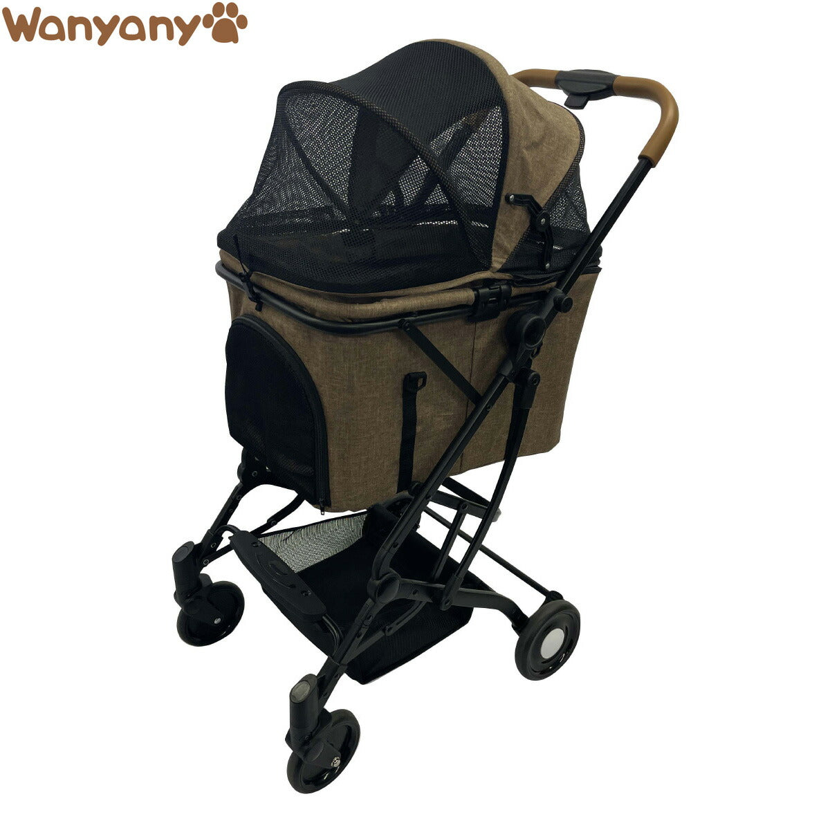 Wanyanya わにゃにゃ 2wayペットカート ブラウン【送料無料】