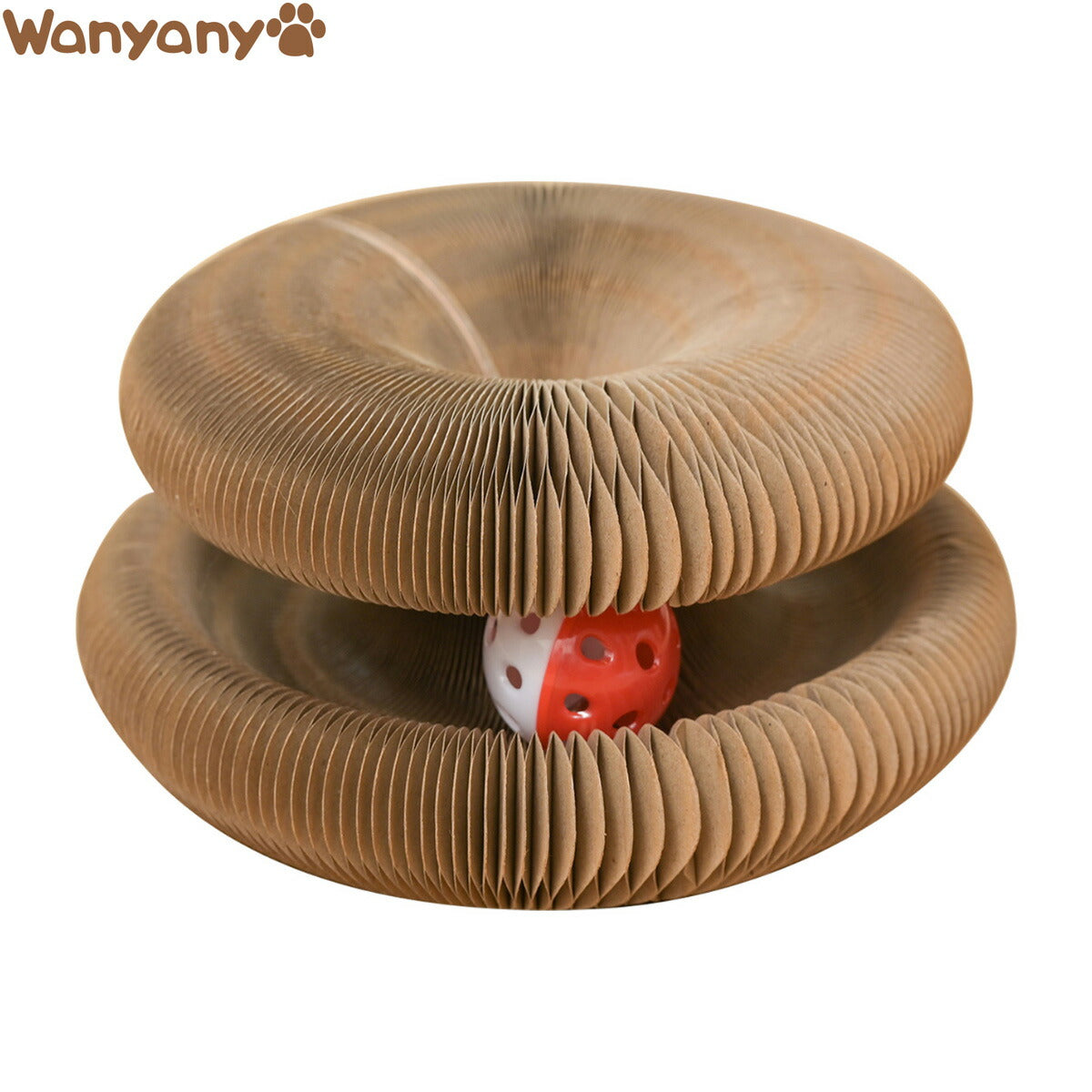 Wanyanya わにゃにゃ ドーナツ型爪とぎ