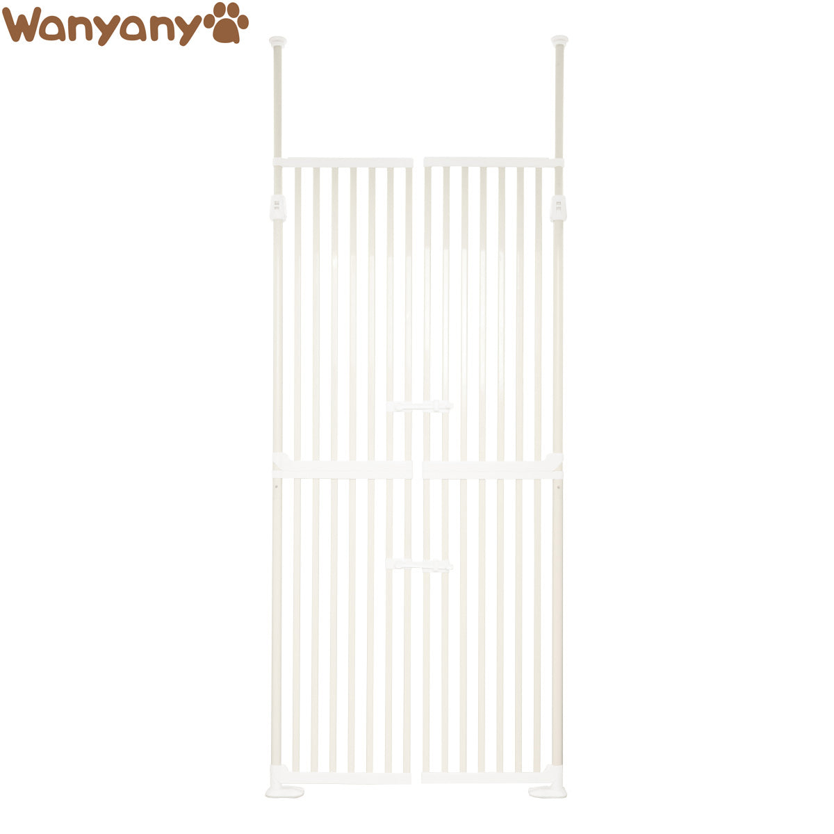 Wanyanya わにゃにゃ ねこ脱走防止ゲート にゃんドア クリーム【送料無料】