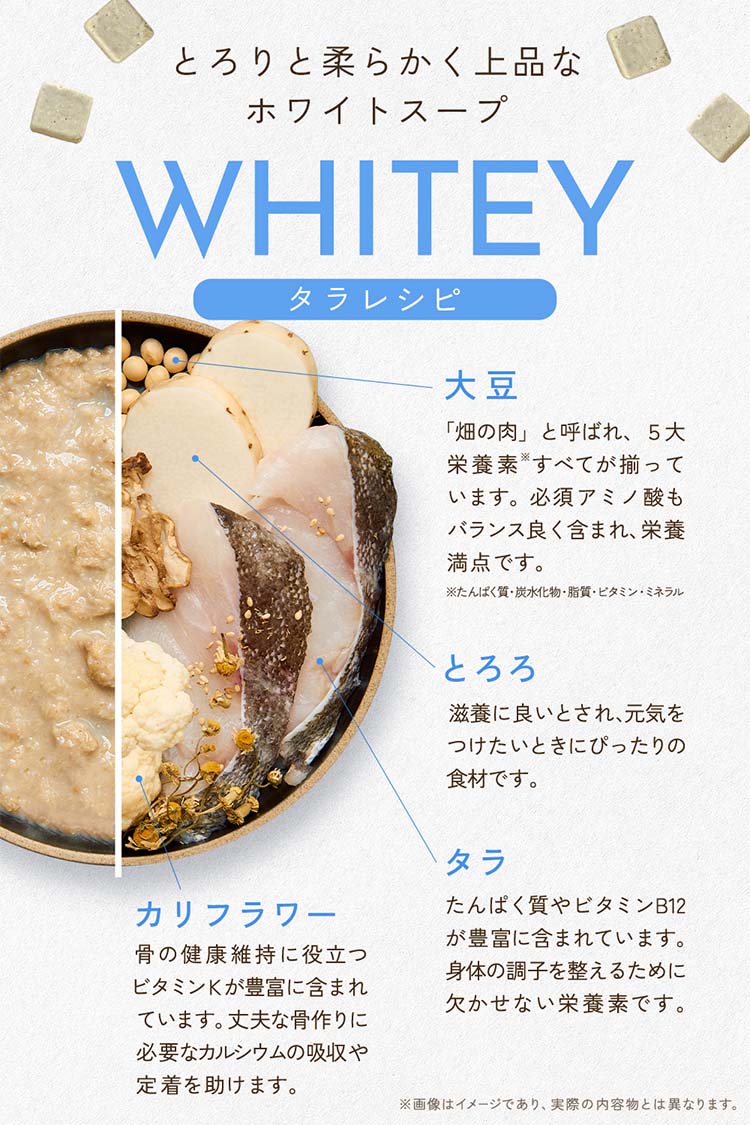 ワンスープ WanSoup 国産 WHITEY タラレシピ ミニパック フリーズドライ スープ 28g×10個