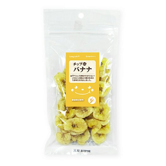 エースプロダクツ LongLife 犬用おやつ チップDEバナナ 60g
