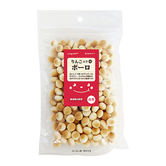 エースプロダクツ LongLife 犬用おやつ りんご入りDEボーロ 80g