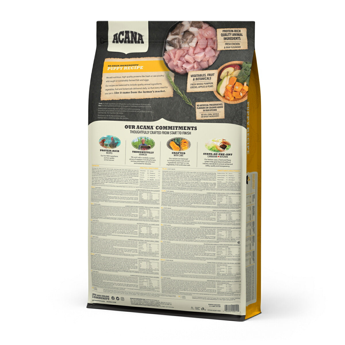 アカナ ACANA ドッグフード パピーレシピ 全犬種 子犬用 穀物不使用 11.4kg【送料無料】 正規品 無添加 グレインフリー