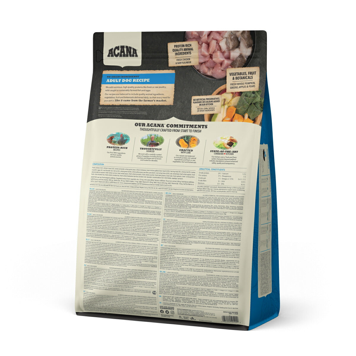 アカナ ACANA ドッグフード アダルト ドッグレシピ 全犬種 成犬用 穀物不使用 2kg【送料無料】 正規品 無添加 グレインフリー