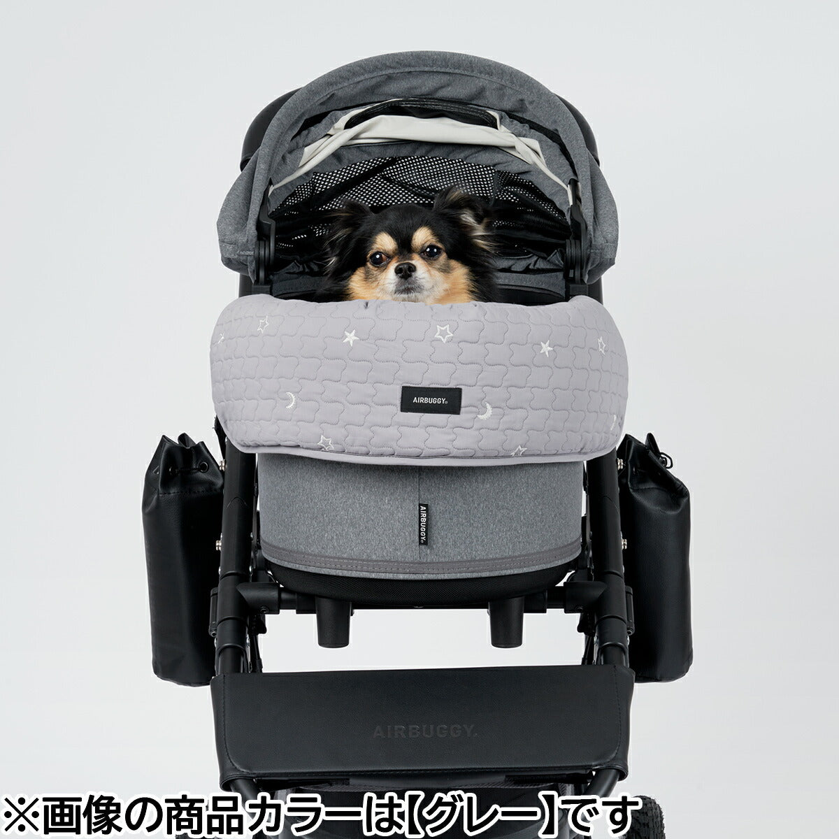 エアバギー フォー ペット AIRBUGGY FOR PET ドーム3専用 コーナークッション TioTio素材 スモーキーピンク