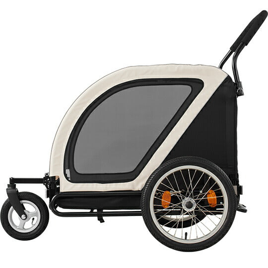 エアバギー フォー ドッグ ネストバイク（NEST BIKE） ミルキーホワイト【送料無料】 ペットカート AIRBUGGY