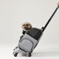 エアバギー フィット エアバギー犬 アースブラック 送料無料 AirBuggy for PET ペットキャリー ペットカート キャスター付き 小型犬 中型犬 猫 フラット 高さ切り替え