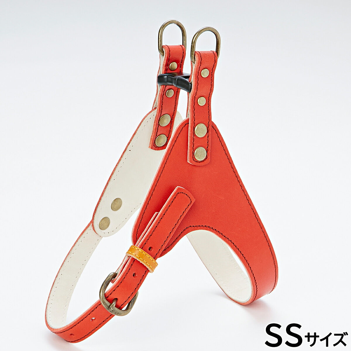 アドメイト アンティークレザースタイルハーネス SS レッド【送料無料】