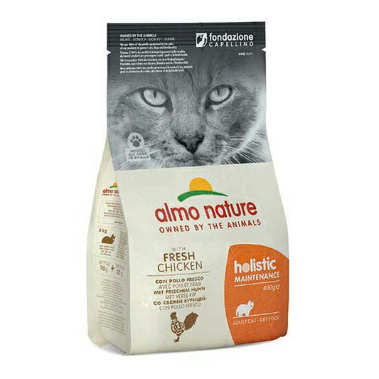 アルモネイチャー キャットフード ホリスティックドライフード 成猫用 フレッシュチキン 400g 猫 ドライフード 総合栄養食 全猫種 無添加