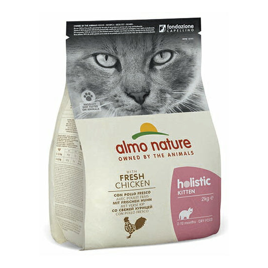 アルモネイチャー キャットフード ホリスティックドライフード 子猫用 フレッシュチキン 2kg 猫 ドライフード 総合栄養食 全猫種 キトン 無添加