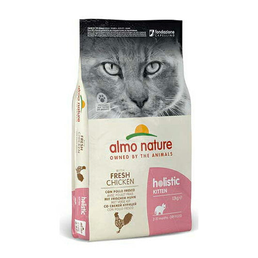 アルモネイチャー キャットフード ホリスティックドライフード 子猫用 フレッシュチキン 12kg 猫 ドライフード 総合栄養食 全猫種 キトン 無添加