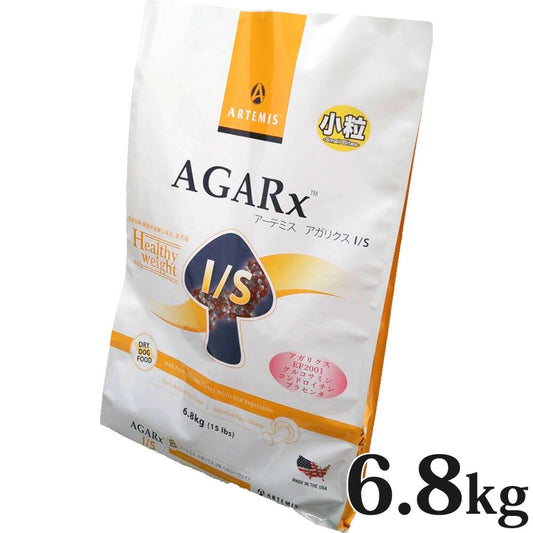 アーテミス アガリクス I/S ドッグフード ヘルシーウエイト 小粒 6.8kg(Artemis アガリクス茸 体重管理 愛犬用 乳酸菌 グルコサミン コンドロイチン プラセンタ 無添加 天然100%) 送料無料