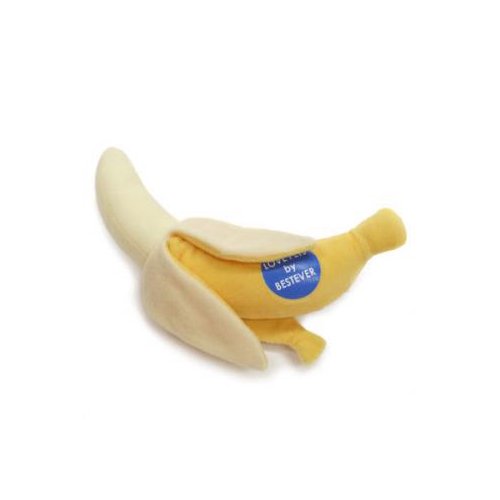 ベストエバージャパン 犬用おもちゃ スクィーキー バナナ ぬいぐるみ かわいい ペットトイ カシャカシャ キュッキュッ 音が鳴る 遊ぶ ストレス解消 一緒に遊ぶ