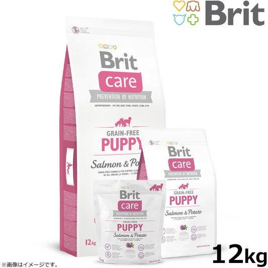 ブリットケア Brit Caer ドッグフード グレインフリー パピー 12kg 子犬用 穀物不使用 無添加