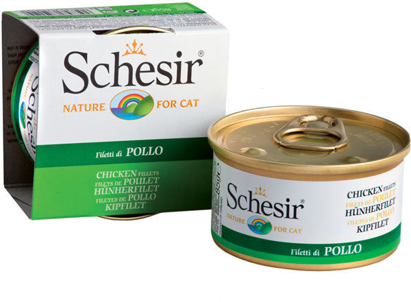Schesir（シシア）キャットシリーズ ゼリータイプ チキン 85g 猫缶 ねこ缶 キャットフード フレーク ウェット 猫用品/ねこグッズ/ペット用品 ウェット