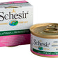 Schesir（シシア）キャットシリーズ ゼリータイプ チキン＆ハム 85g 猫缶 キャットフード ウェット 猫用品/ねこグッズ/ペット用品