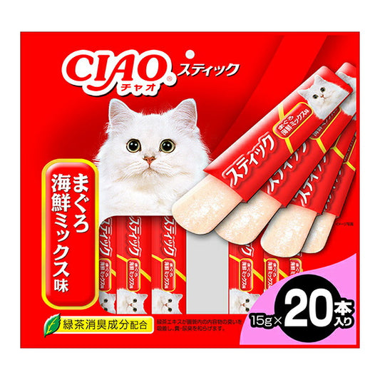 チャオ CIAO スティック まぐろ 海鮮ミックス味 ちゅーる いなば 猫 おやつ